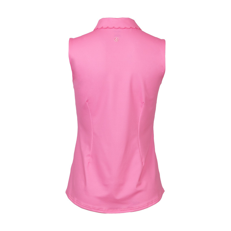 JoFit Rosebud Pink Mindy Sleeveless Polo [S26]