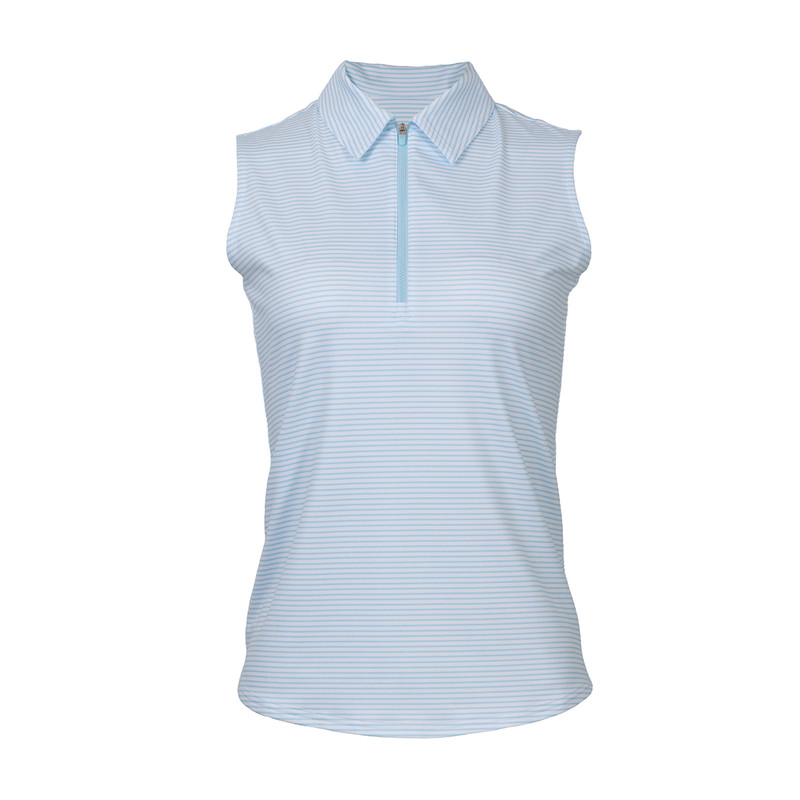 JoFit Whispy Stripe Sleeveless Polo [S26]