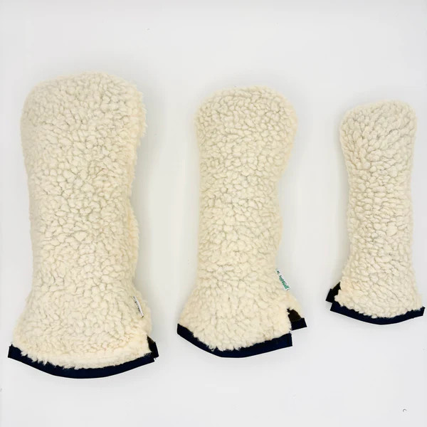 Just4Golf Sherpa Golf Club Headcovers | Cream