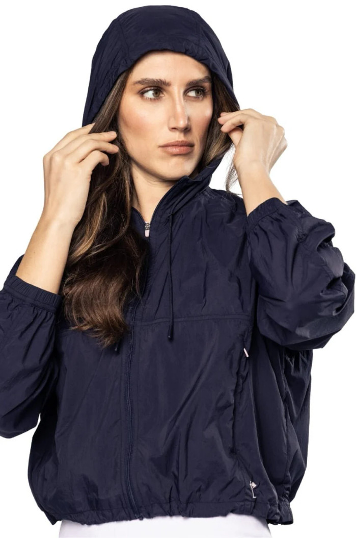Golftini Featherweight Crop Hooded Jacket
