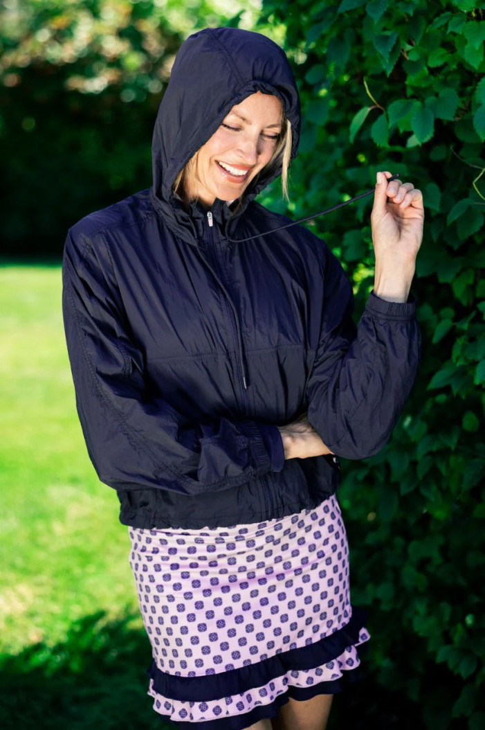 Golftini Featherweight Crop Hooded Jacket