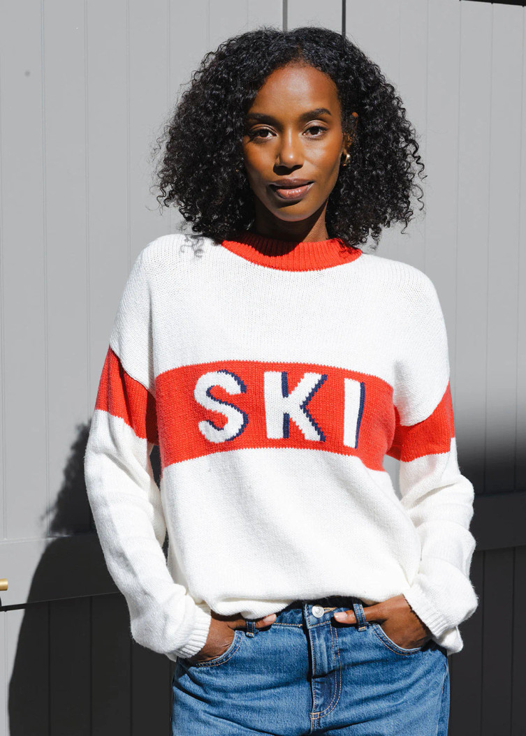 Ellsworth+Ivey Ski Crewneck Sweater
