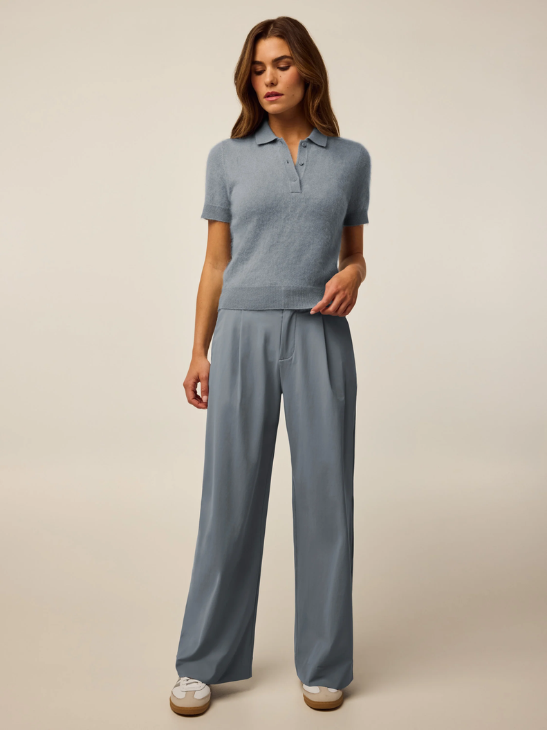 Greyson Phoenix Wide Leg Pleated Trouser