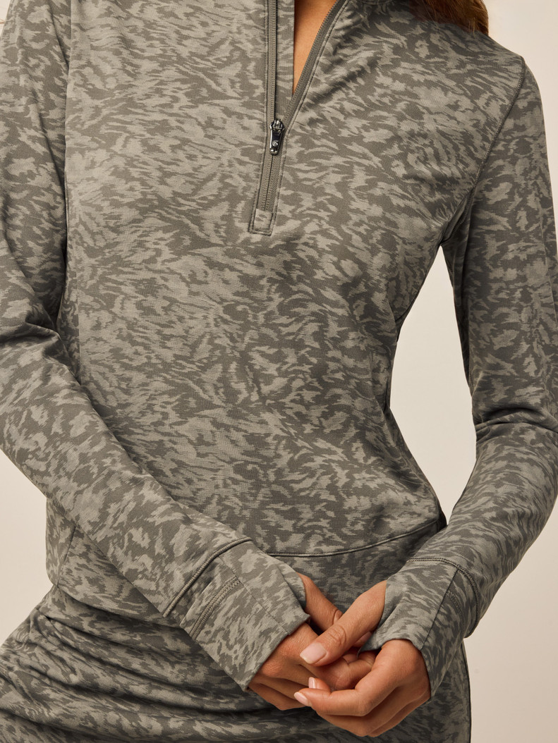 Greyson Midas Wolf Halley Jacquard Quarter-Zip