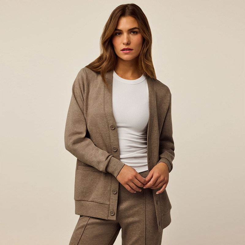 Greyson Ojai Clay Button-Down Cardigan Sweatshirt