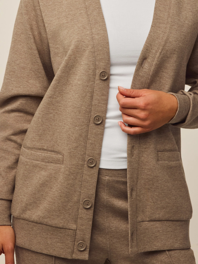 Greyson Ojai Clay Button-Down Cardigan Sweatshirt
