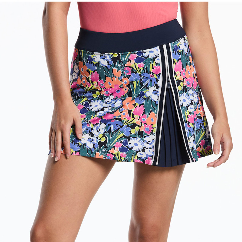 Original Penguin Sketch Floral Pleated 16" Skort