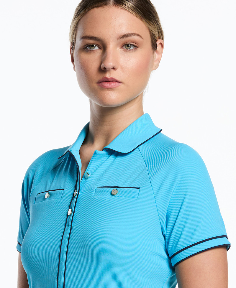 Original Penguin Ribbed Tipped Short Sleeve Polo