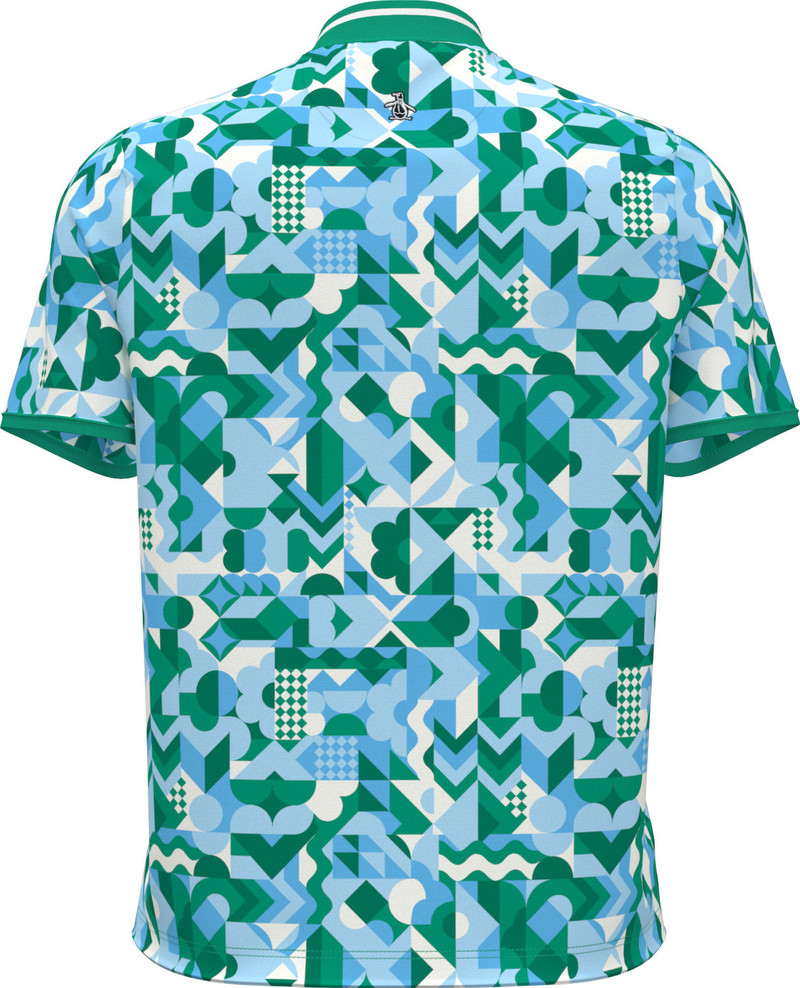 Original Penguin Spliced Geo Skort Sleeve Mock