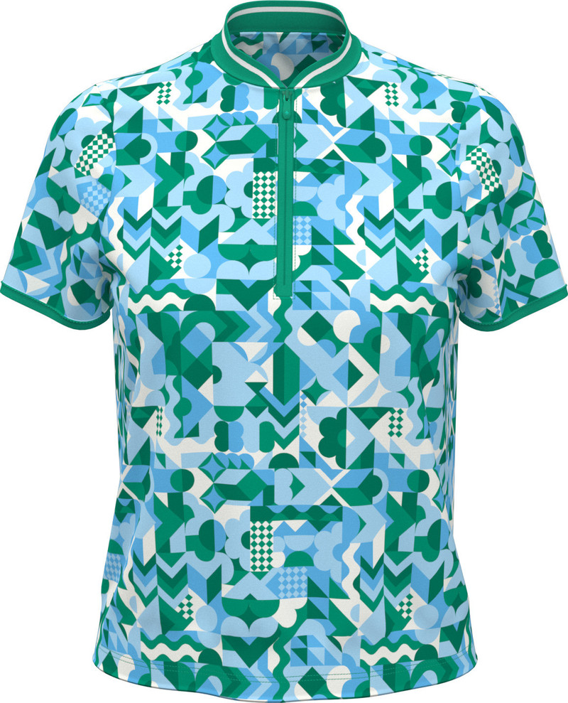 Original Penguin Spliced Geo Skort Sleeve Mock