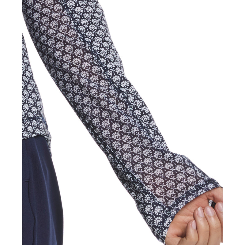 Callaway Scarf Geo Long Sleeve UV Mock