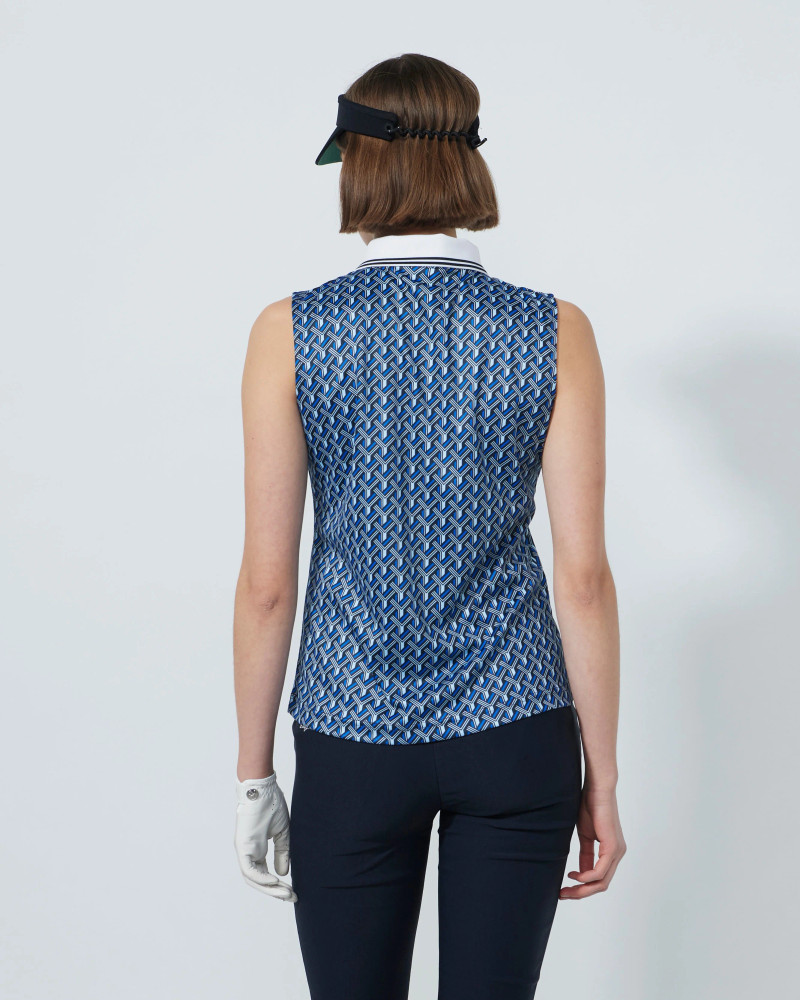 Daily Sports Twisted Geo Sleeveless Polo [PS26]