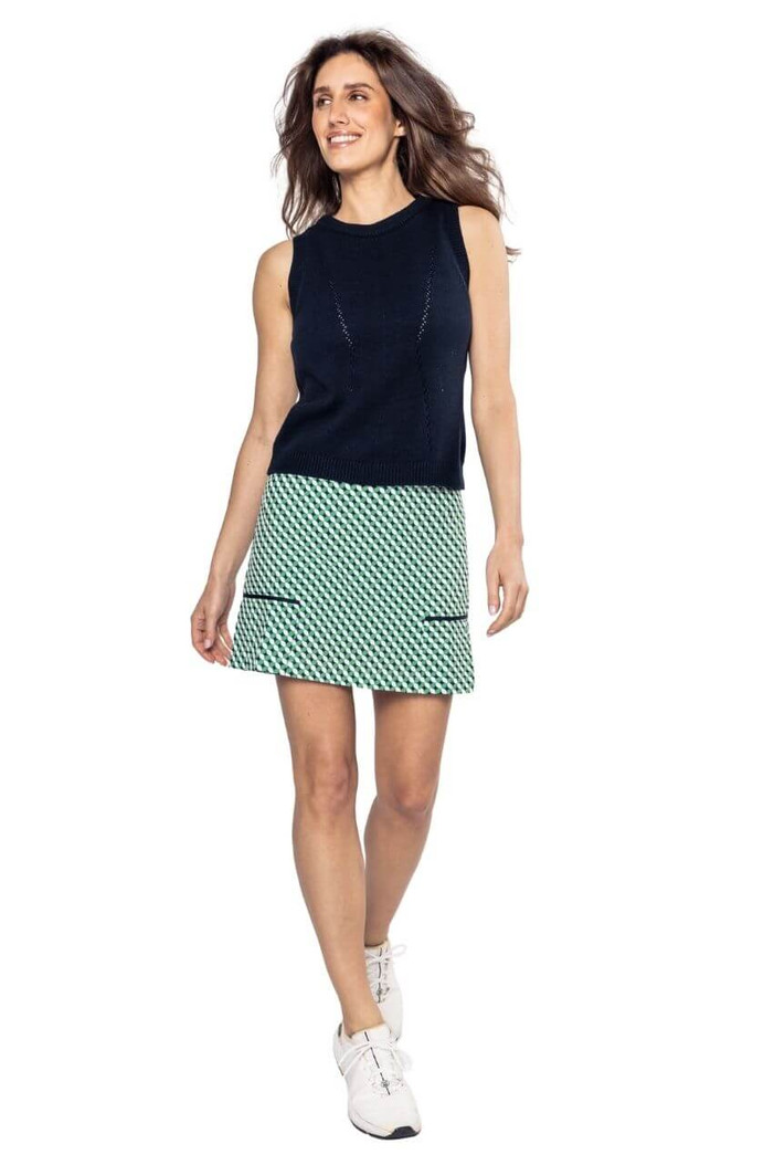 Golftini Performance Side Pleat Skort