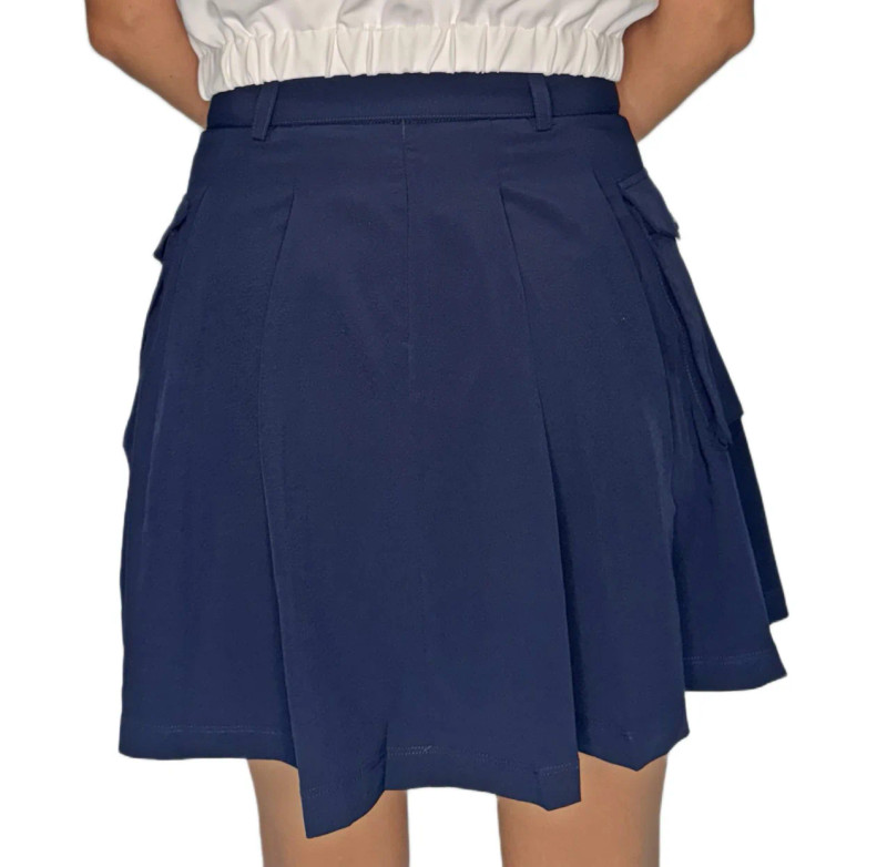 Calliope Amelia Pleated Cargo Skort