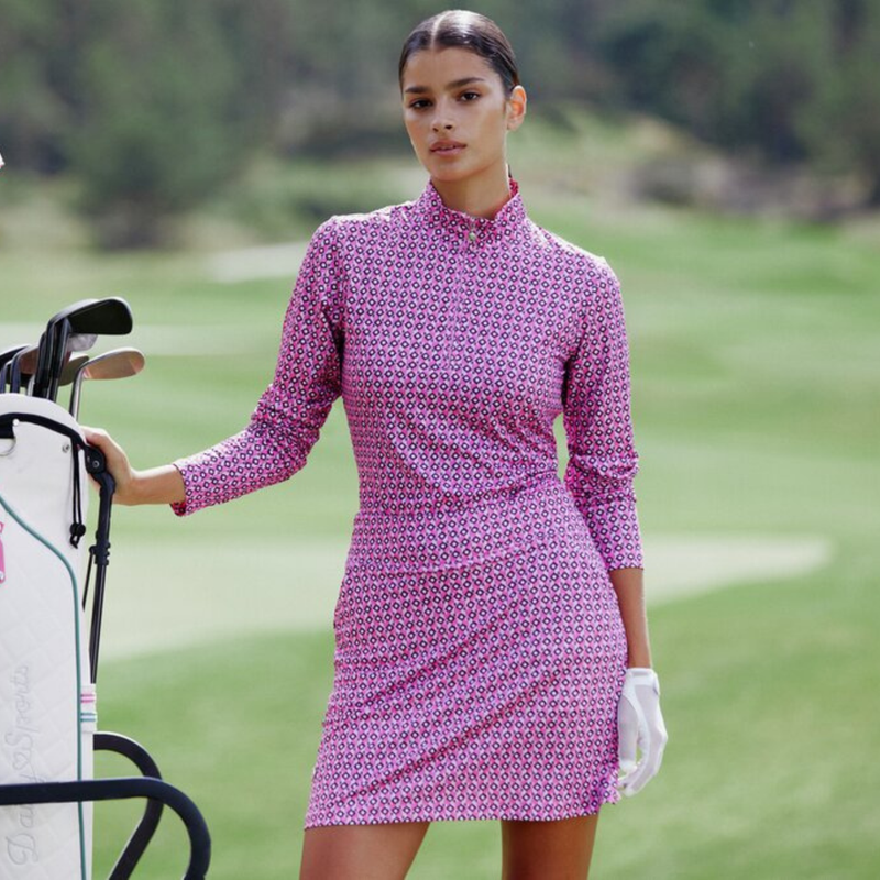 Daily Sports Geometric Palm Sheermotion LS Mock [SS26]