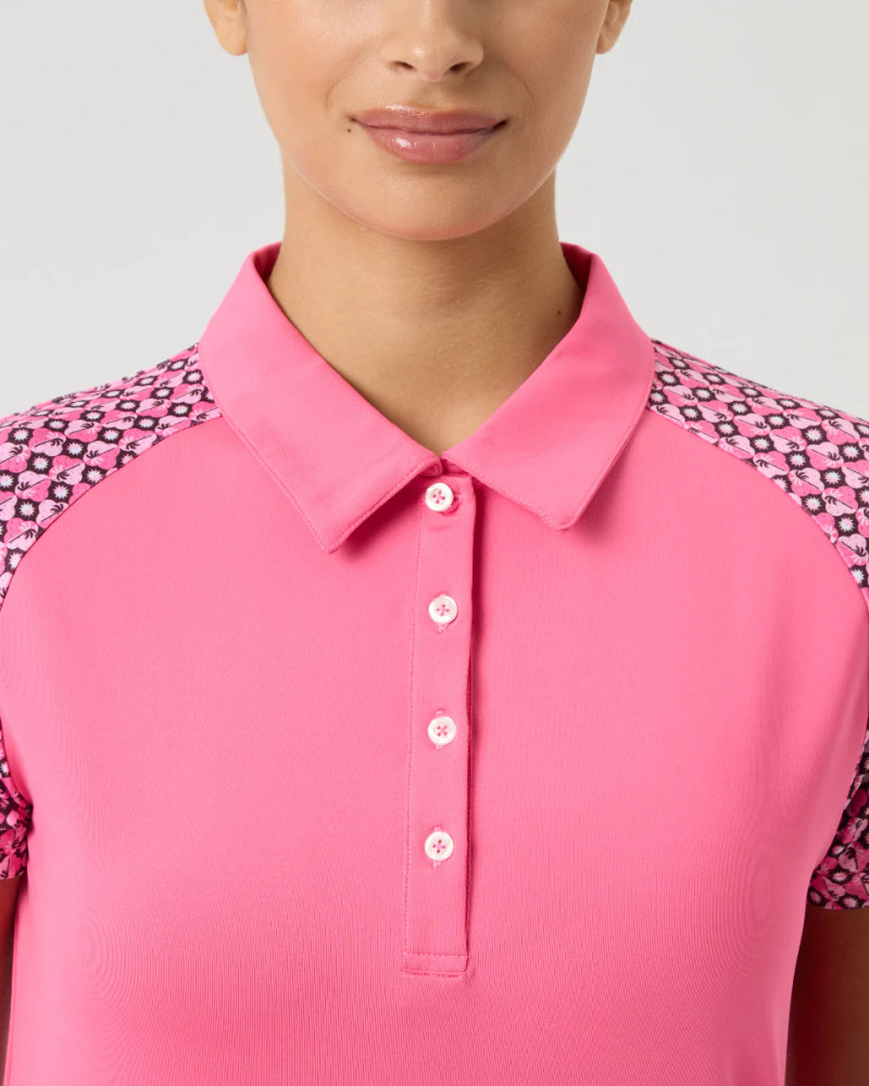 Daily Sports Geometric Palm Edge Cap Sleeve Polo [SS26]