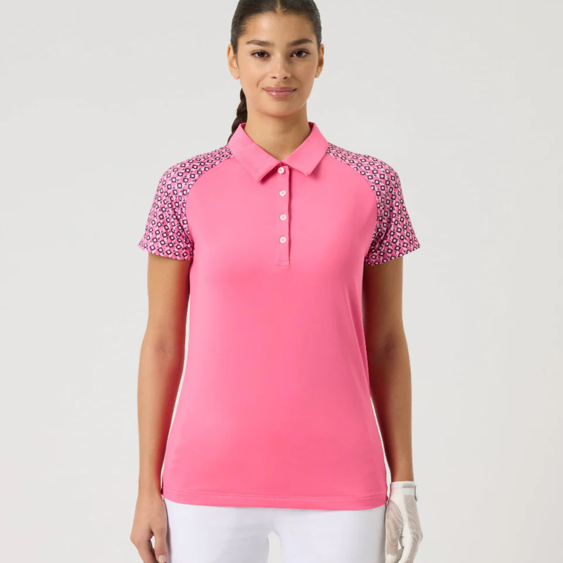 Daily Sports Geometric Palm Edge Cap Sleeve Polo [SS26]