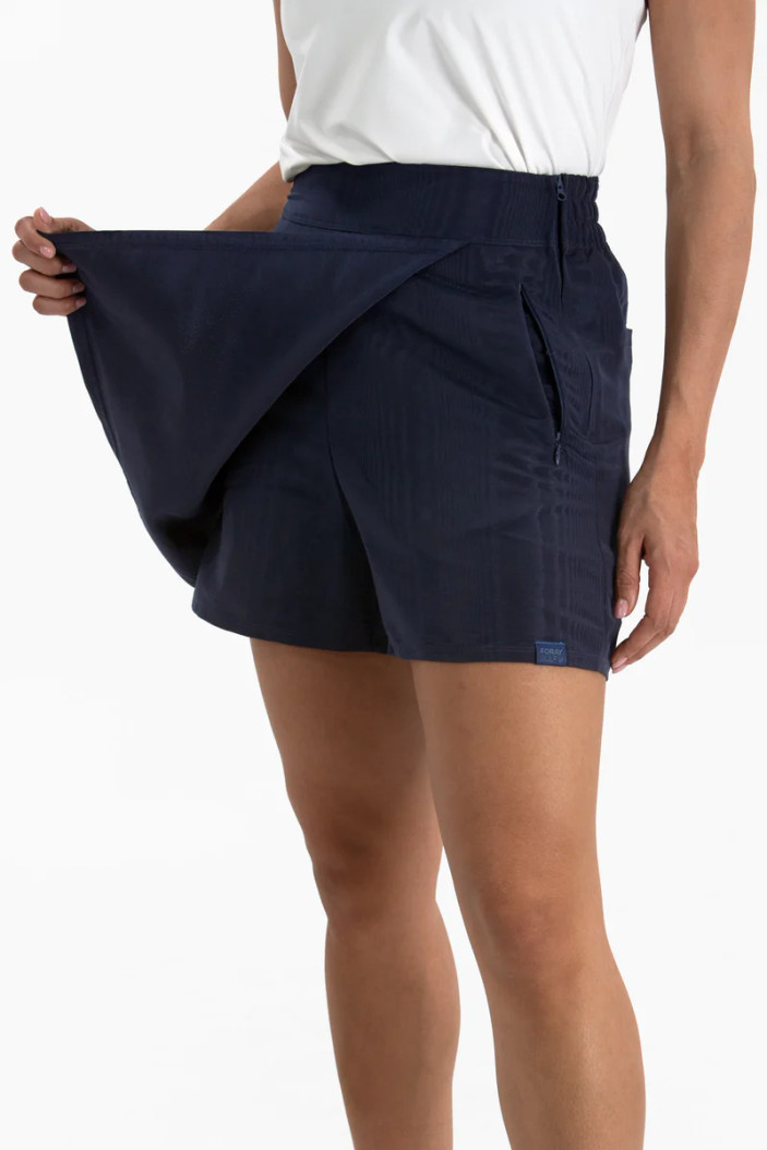 Foray Moire Navy Short [2026]