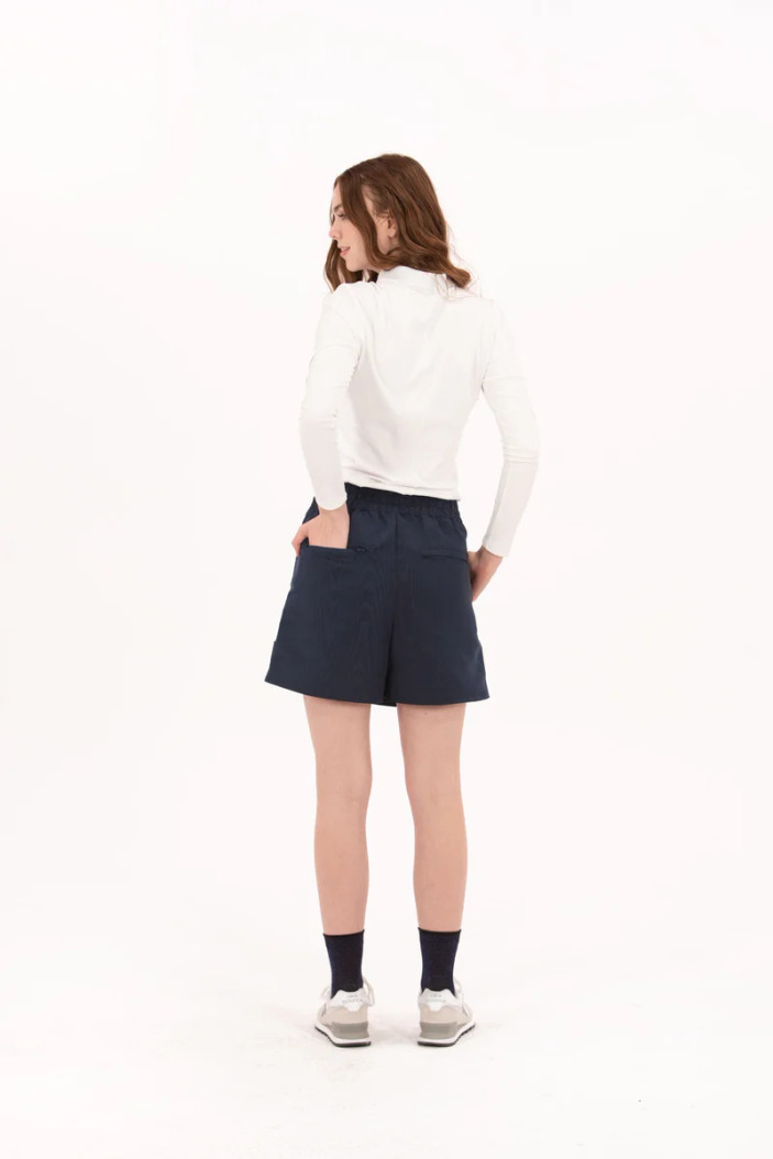 Foray Moire Navy Short [2026]