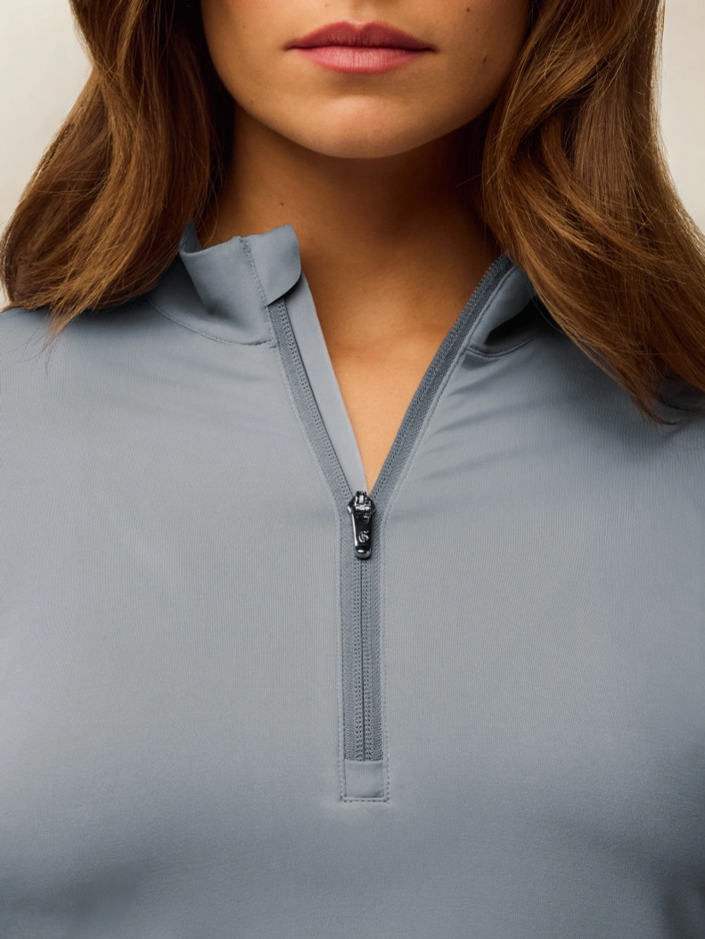 Greyson Halley II Long Sleeve Quarter Zip Mock