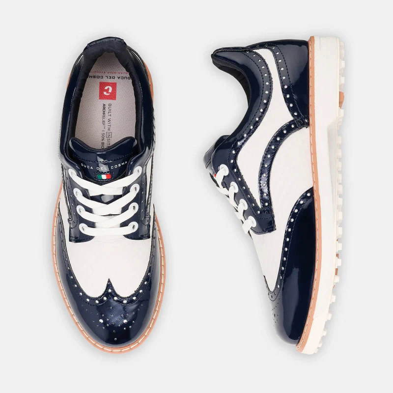 Duca Del Cosma Lazio Navy Waterproof Golf Shoe