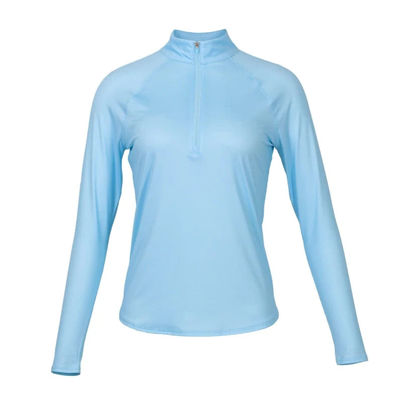 JoFit Whispy Blue Long Sleeve UV Mock [S26]