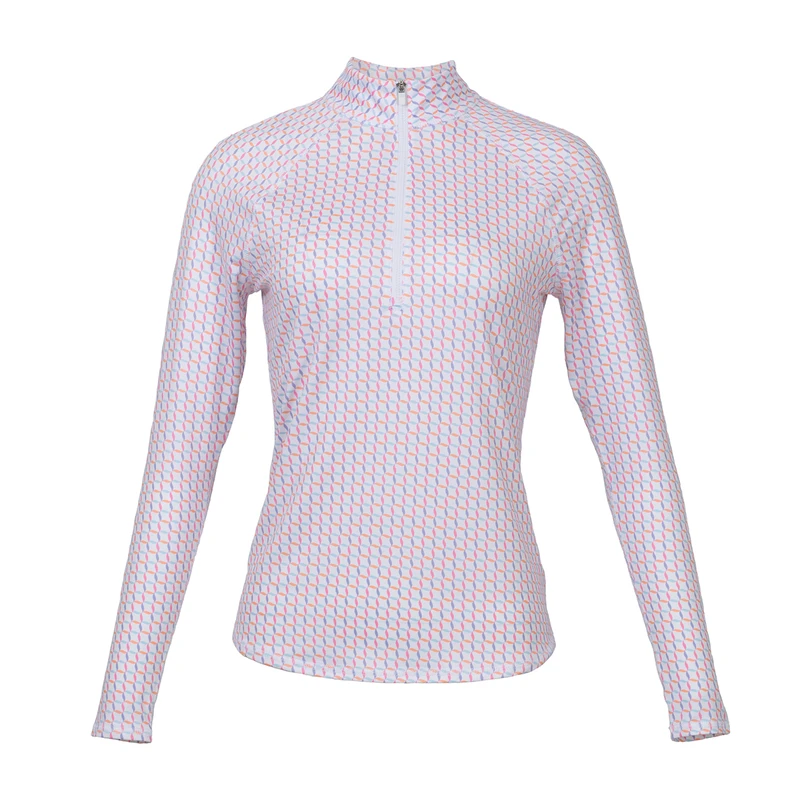 JoFit Ribbon Candy Long Sleeve UV Mock [S26]