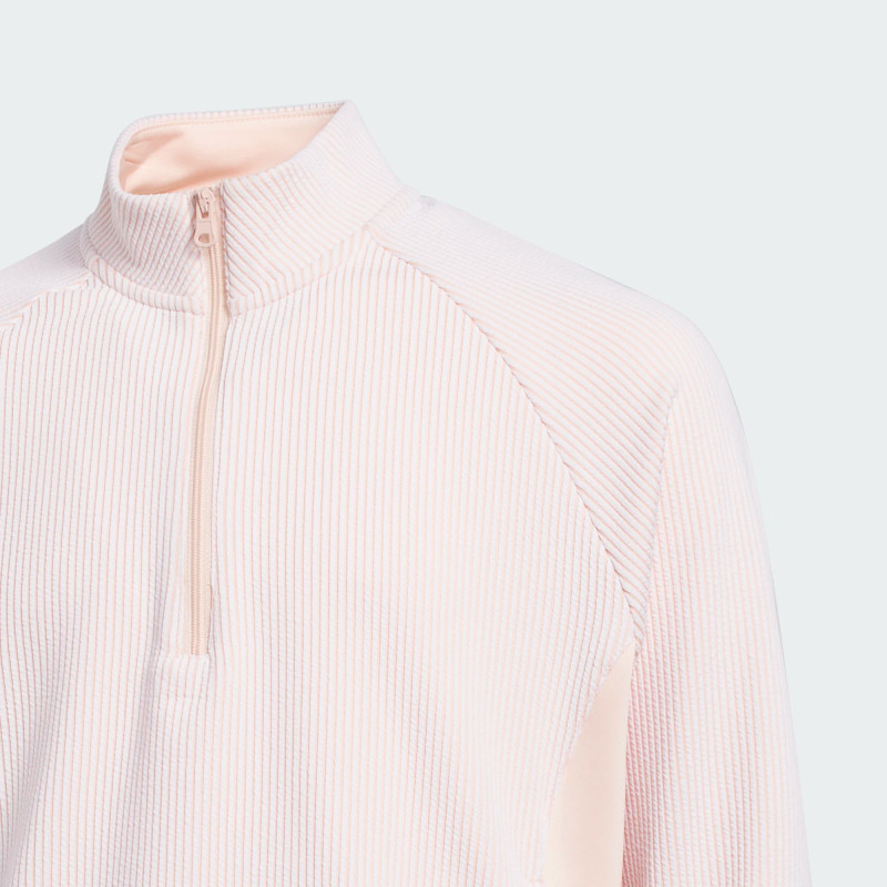 Adidas Girls Seersucker Quarter Zip Pullover [2026]