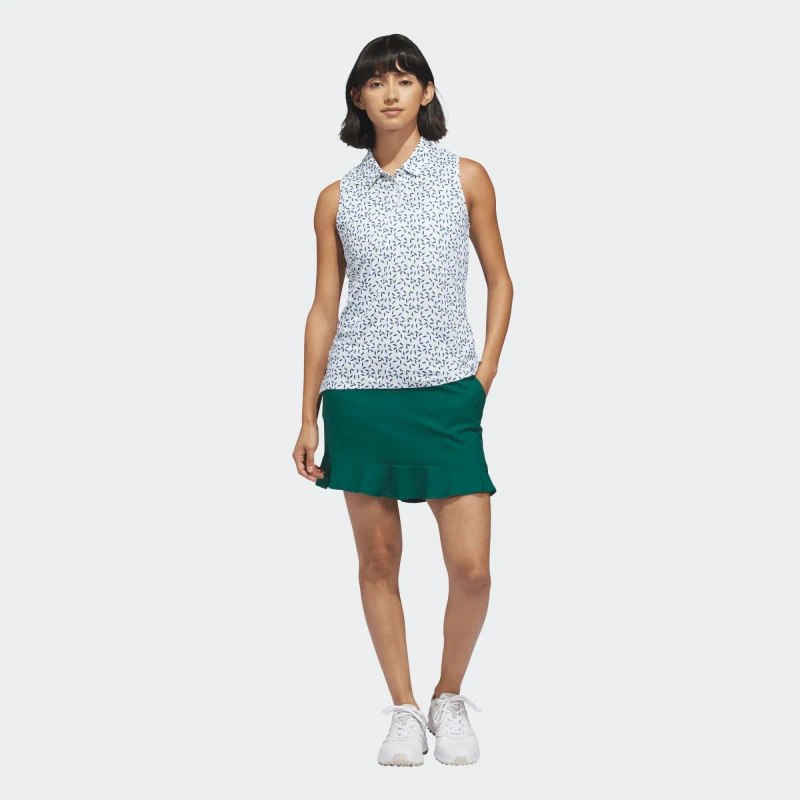 Adidas Ultimate365 Green Sleeveless Polo [SS26]