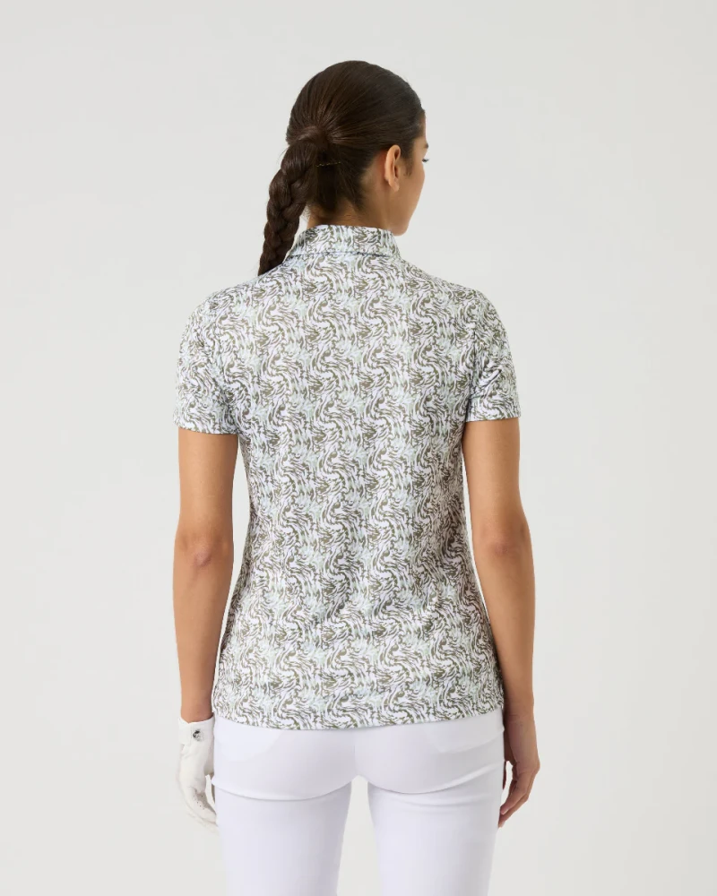 Daily Sports Dull Abstract Swirl Short Sleeve Polo [SS26]