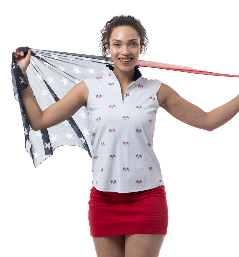 SanSoleil SolairCool Parade Day Sleeveless Mock