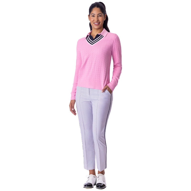 BelynKey Classic Chainlink Geo Crop Pant
