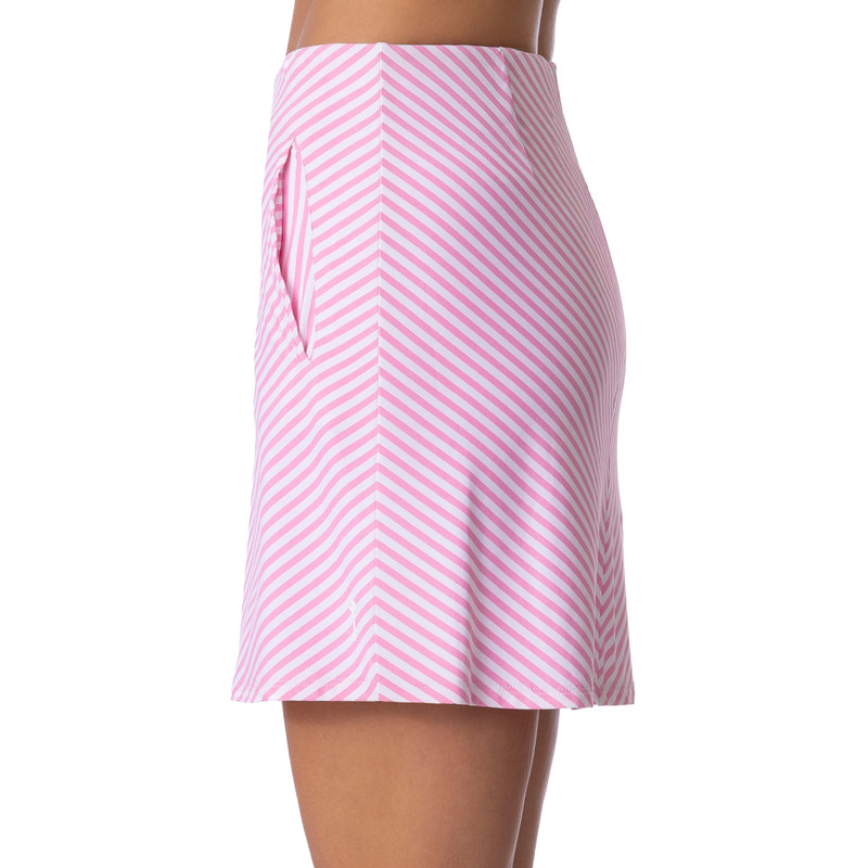 BelynKey Cabana Aurora Pink Stripe Skort