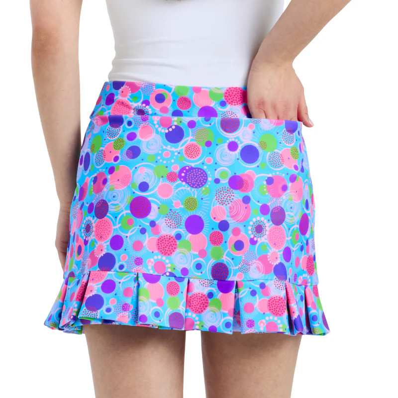 TzuTzu Samba Hits the Spot 16" Box Pleat Skort