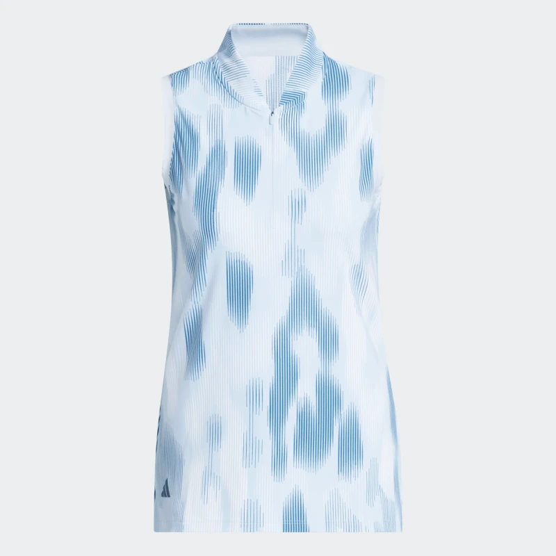 Adidas Ultimate Tour Dusky Petrol Printed Sleeveless Mock [2026]