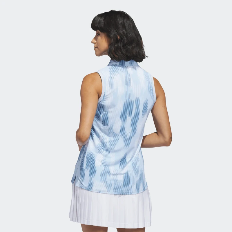 Adidas Ultimate Tour Dusky Petrol Printed Sleeveless Mock [2026]