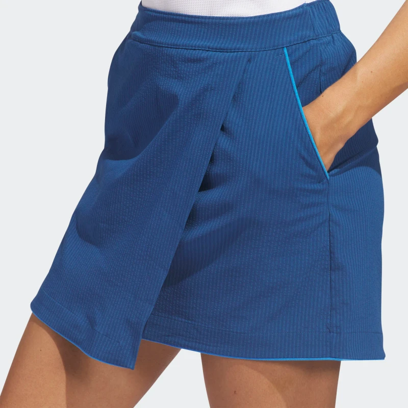 Adidas Ultimate365 Seersucker Dusky Petrol 16" Skort [SS26]