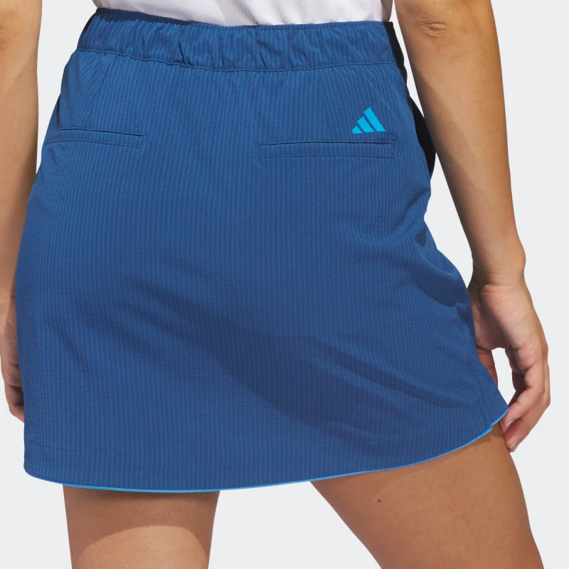 Adidas Ultimate365 Seersucker Dusky Petrol 16" Skort [SS26]