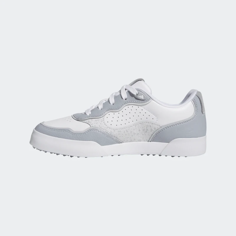 Adidas Retrocross White/Halo Silver Spikeless Golf Shoe