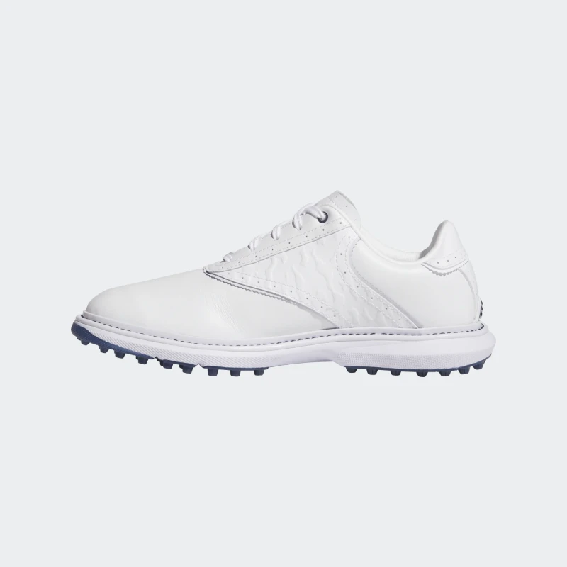 Adidas MC70 White/Frozen Purple Spikeless Golf Shoe