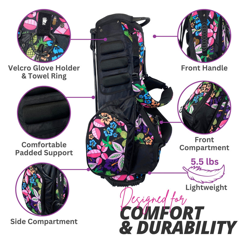 Taboo Fashions Tropical Paradise 4-Way Lightweight Stand Bag