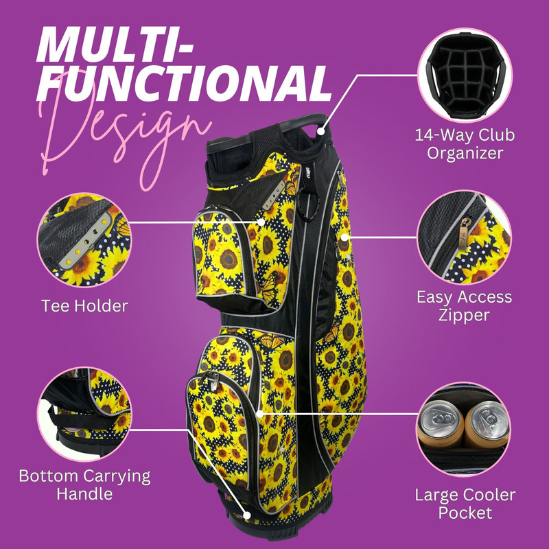 Taboo Fashions Sunflower Symphony 4-Pack Headcover Set