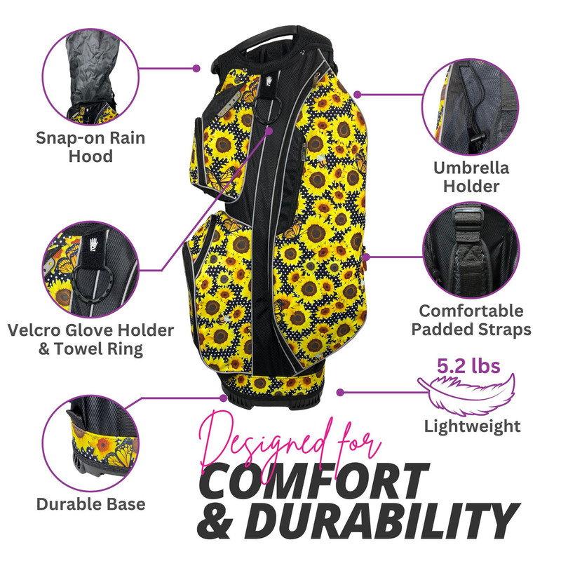Taboo Fashions Sunflower Symphony 4-Pack Headcover Set
