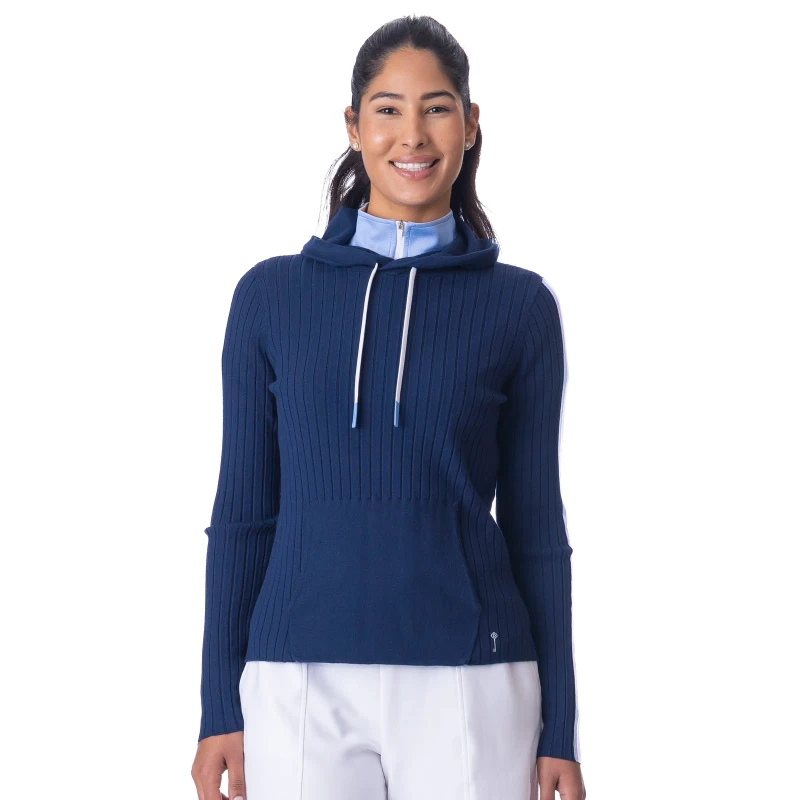 BelynKey Kingston Ink/Ice Cap Stripe Sweater