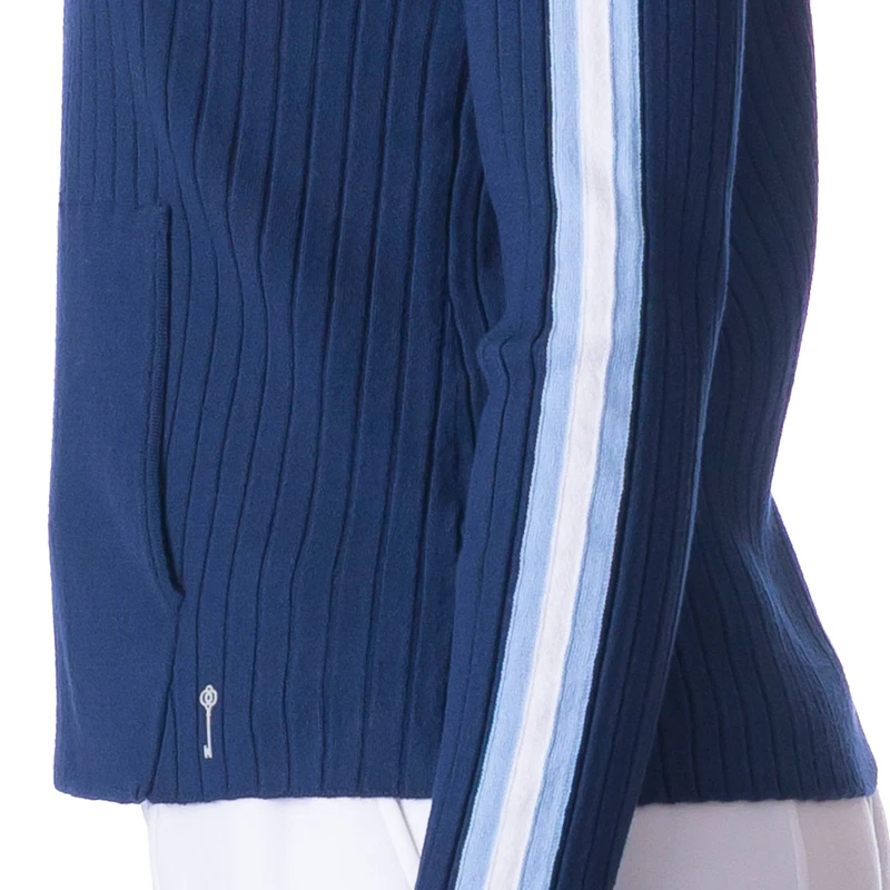 BelynKey Kingston Ink/Ice Cap Stripe Sweater