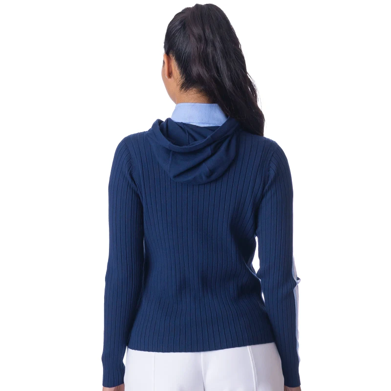 BelynKey Kingston Ink/Ice Cap Stripe Sweater