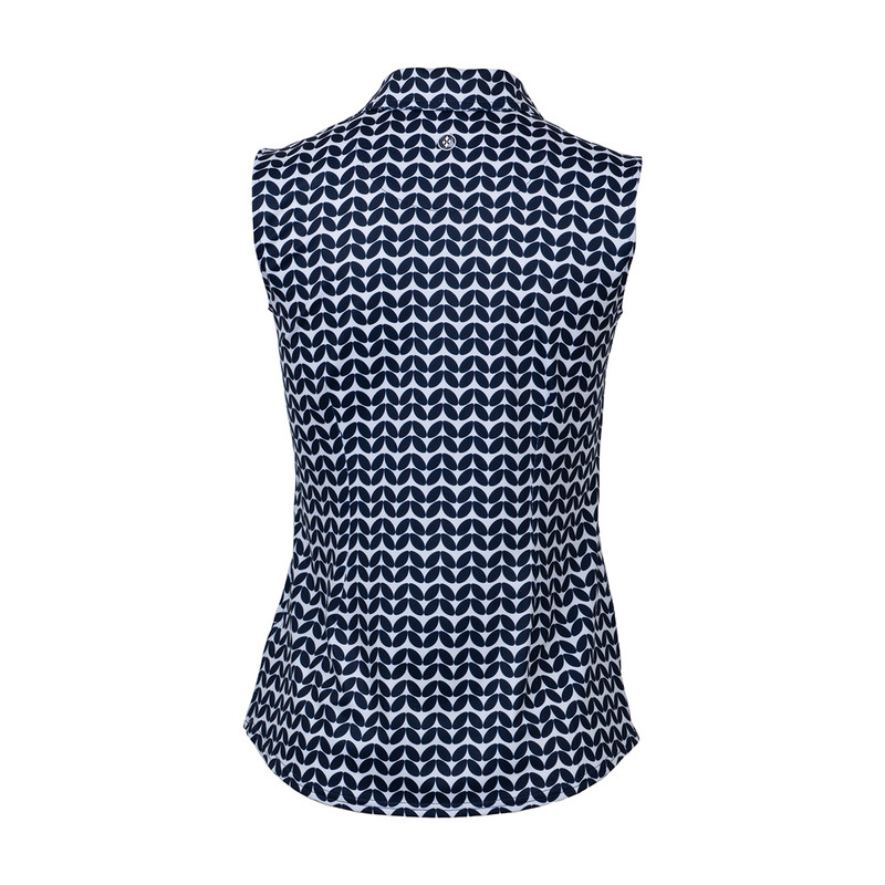 JoFit Midnight Leaves Sleeveless Polo