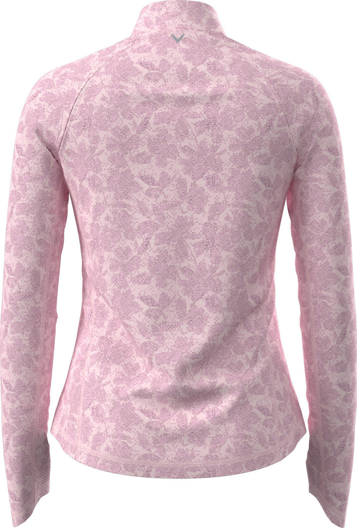 Callaway Abstract Floral Long Sleeve UV Mock [SF26]
