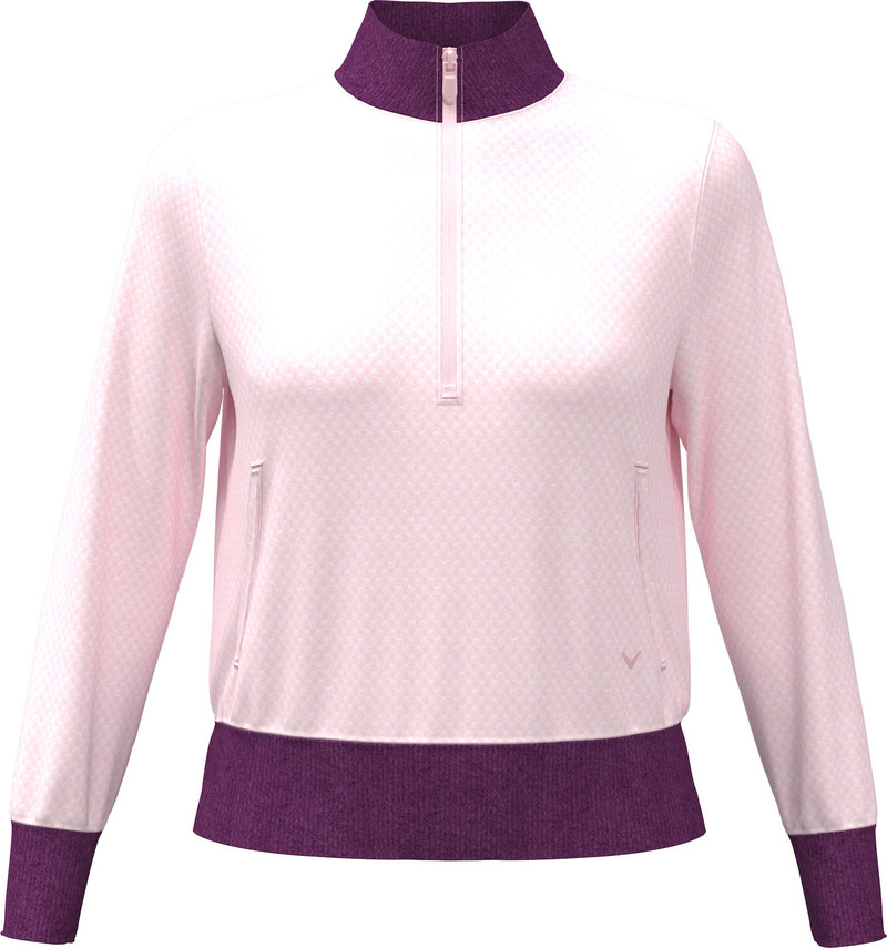 Callaway Colorblock Midweight Quarter Zip Pullover [SF26]