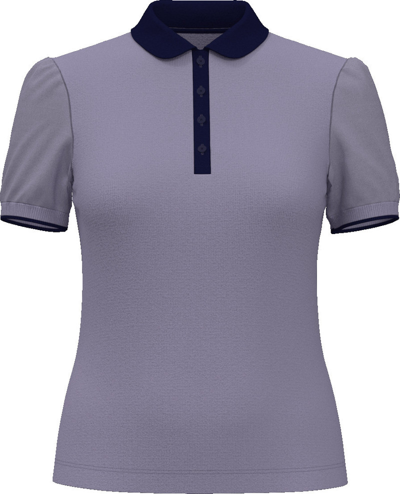 Original Penguin Heirloom Lilac Short Sleeve Rib Polo [SF26]